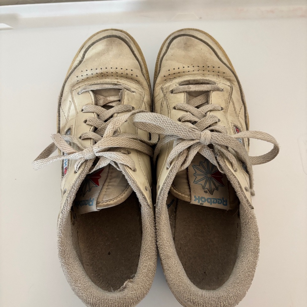 Reebok Club C Cream Sneakers